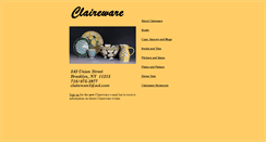Desktop Screenshot of claireware.net